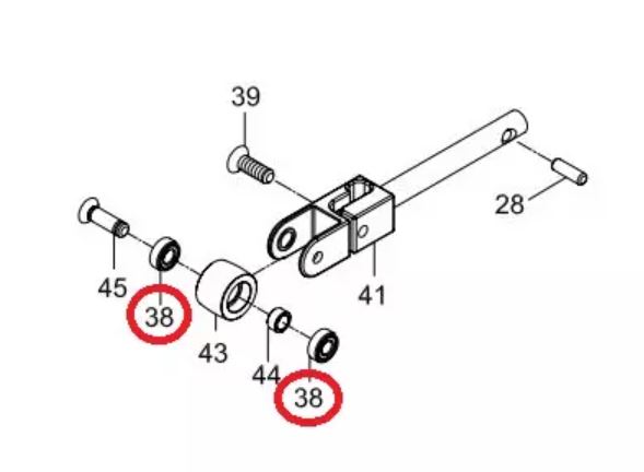 Acuro Kulelager (6T-6200) sett a' 2 stk