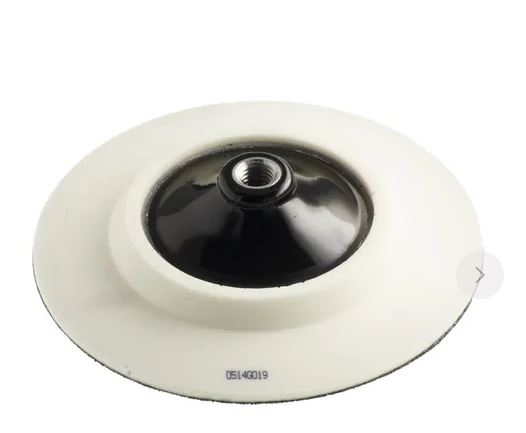 Mirka Gummiskive 165mm M14 hvit myk til polering