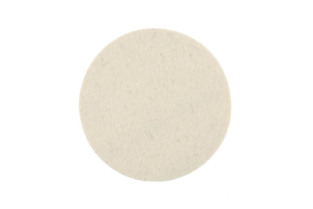 Mirka Filtpad  f/glass 77x6mm Grip Hvit 2pk