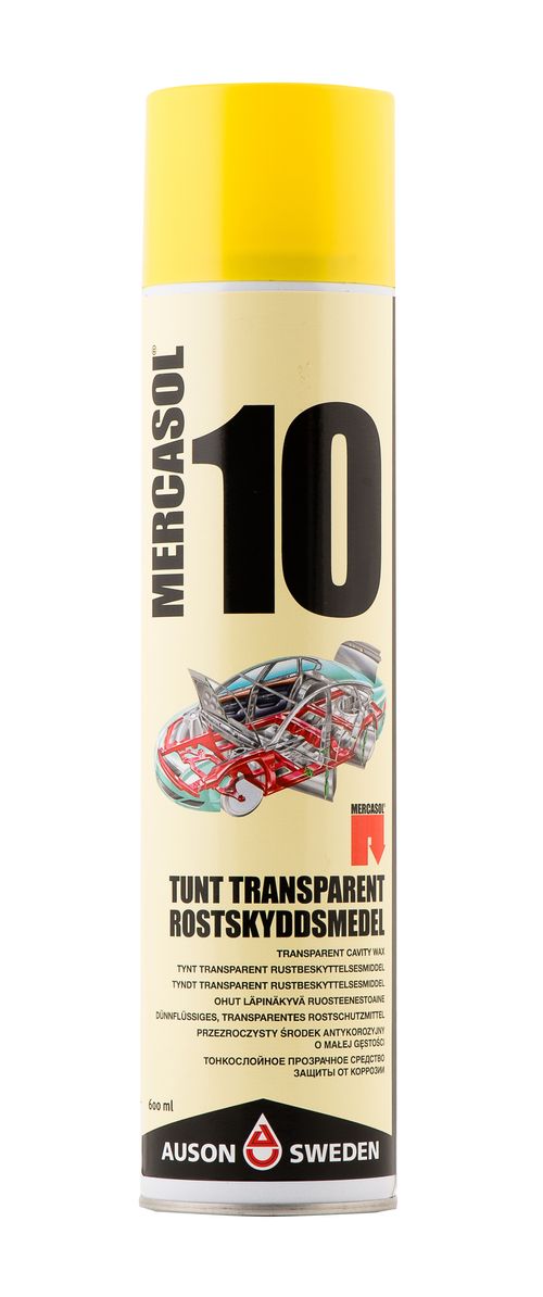 Mercasol 10 Spray 0,6 l Høypenetrerende hulroms beskyttelse
