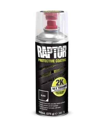 Raptor Bedliner sprayboks 400ml Svart
