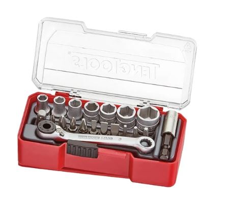 Bitsskrallenøkkel 1/4"-8mm L=90mm