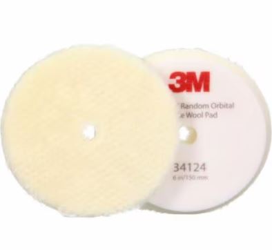 3M Random Orbital Rubbingpad Wool (2pad i pk)