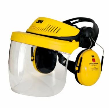 3M G500 Visir og hørselvern gul