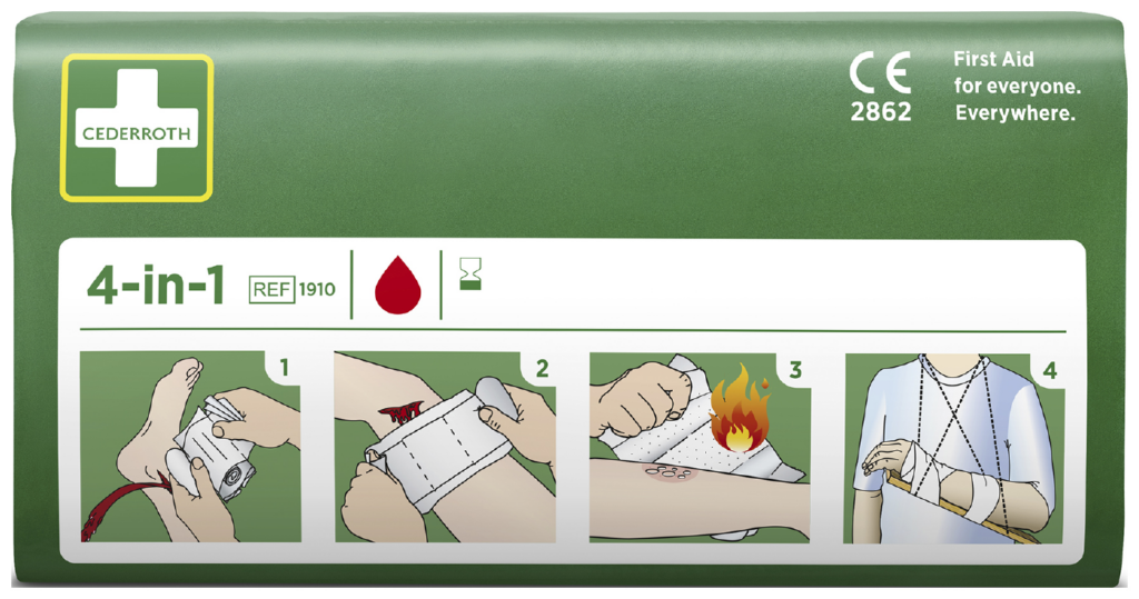 Blodstopper 4-in-1 Stor 1910 Cederroth