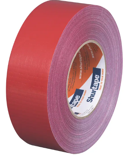 Lerretstape rød 48mmx55m