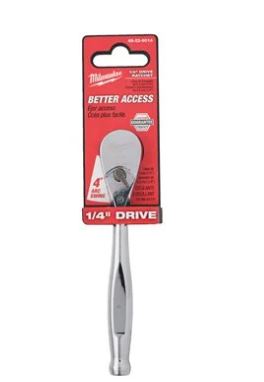 Milwaukee Skralle 1/4" 90 tenner