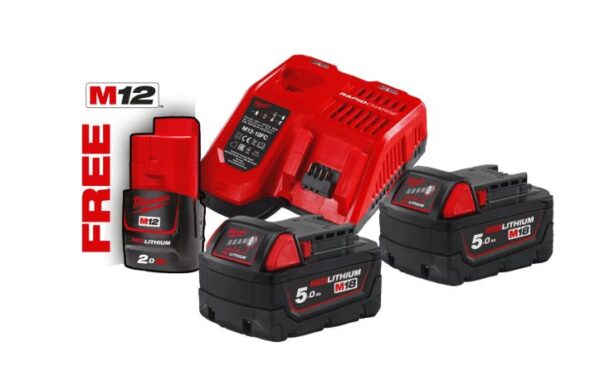 Milwaukee Batterisett M18 NRG 502