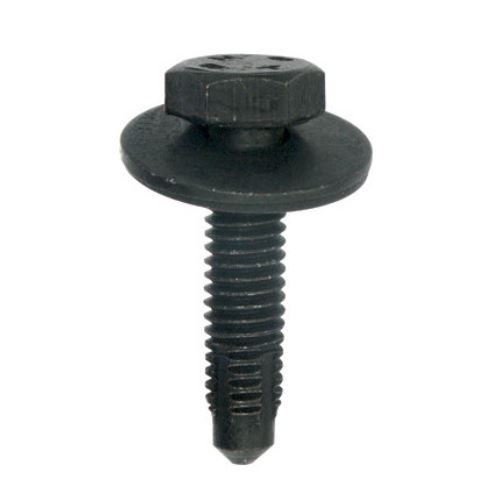 RG 11581 sekskantbolt svart sink M6-1,00x25mm karosseri