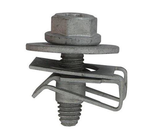 RG 228024 skrue-og muttersett M6-1.00 motorskjerm 2pk