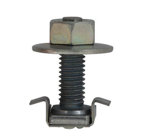 RG 228023 skrue-og muttersett M6-1.00 motorskjerm 2pk