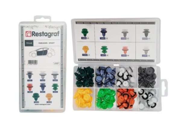 RG 70168 Sortimentsboks med panelklips Mercedes smart type