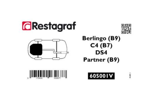 RG 605001V Festesett for motorskjerm