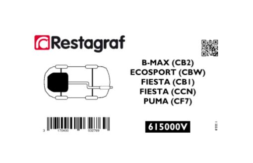 RG 615000V Festesett for motorskjerm