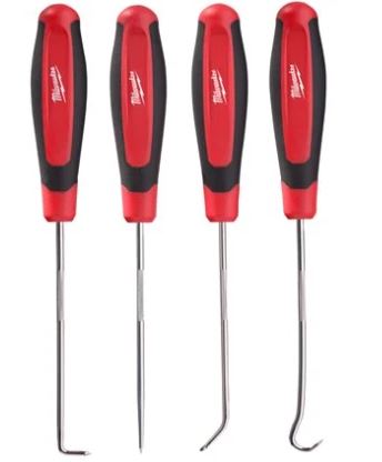 Milwaukee Plukke- og Rissekroksett 4deler