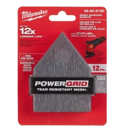 Milwaukee Slipenett 64x92mm 12pk
