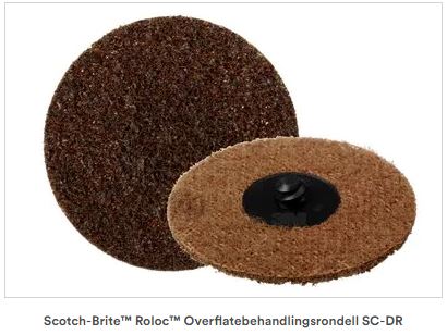 3M 5527 RSCD 2" Roloc 2" (pk.à 50stk) Rød