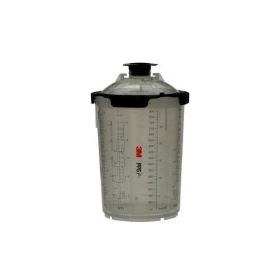 3M 26024 PPS Large, Lokk og innerkopp, 200 µ, 850 ml,50stk/k