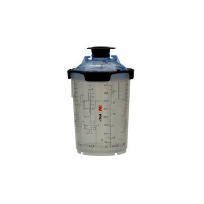 3M 26312 PPS Midi, Innerkopp med lokk, 400 ml, 125 µ,50stk/k