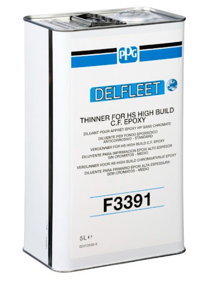 PPG Delfleet F3391 Tynner for HS High Build C.F Epoxy 5L