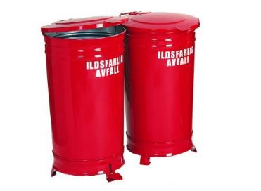 Avfallsdunk 70L.