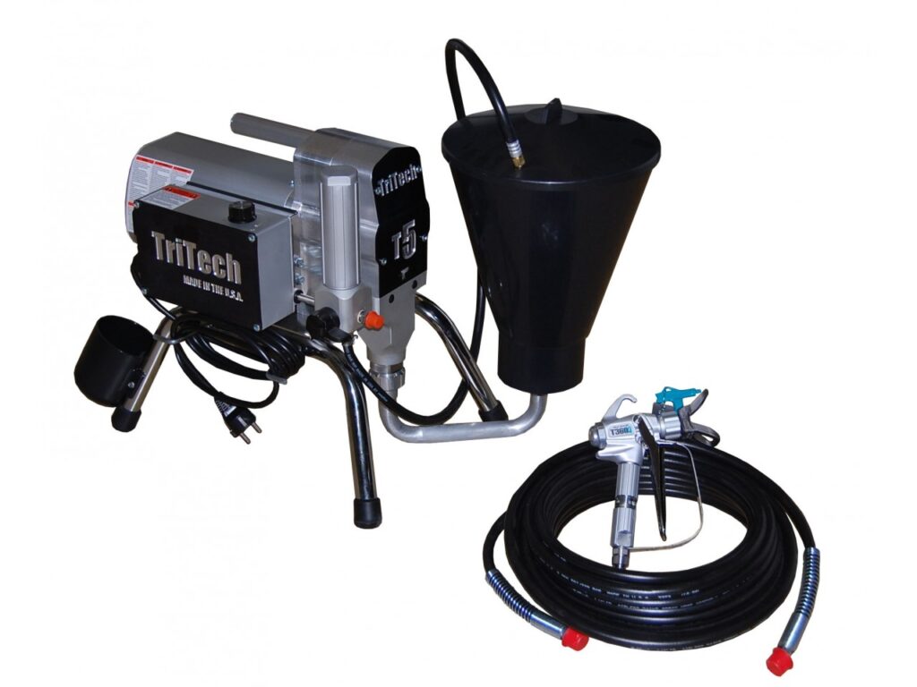 TriTech Malerpumpe T5 HT Stand m/pistol/dyse