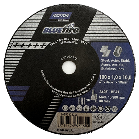 Acuro kappeskive 100mm x 10,0mm x 1,0mm