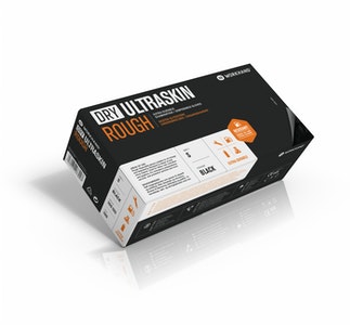 Hanske-1G Dry Ultraskin Rough Svart pk à 100stk