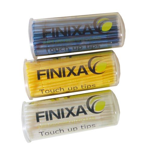 Finixa Touch up tips in a dispenser