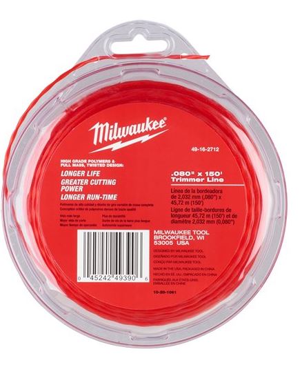 Milwaukee Trimmertråd 2,4x76m 49162713