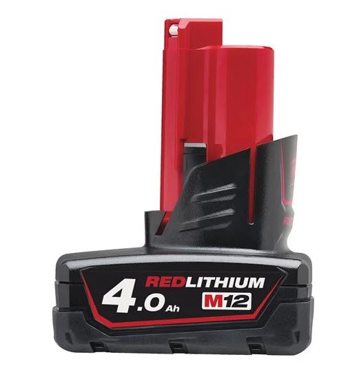 Milwaukee batteri 12 V. 4,0 Ah REDLITHIUM-ION