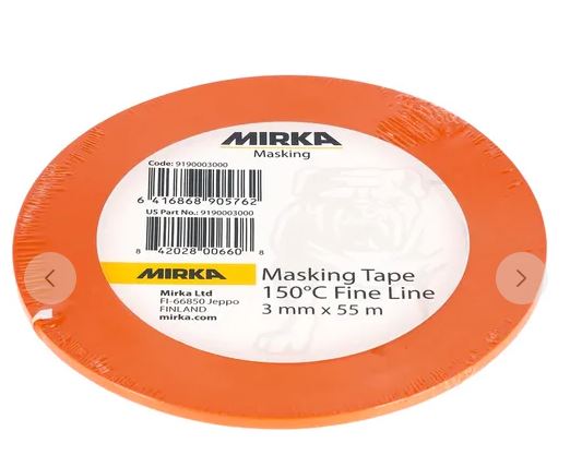Mirka Fine Line Tape 150°C Orange