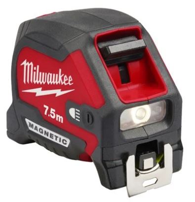 Milwaukee Målbånd Led magnetisk 7,5m