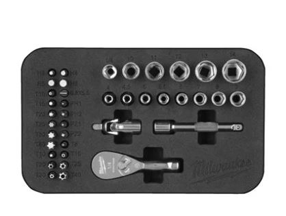 Milwaukee Skrallesett kompakt 1/4in 39P