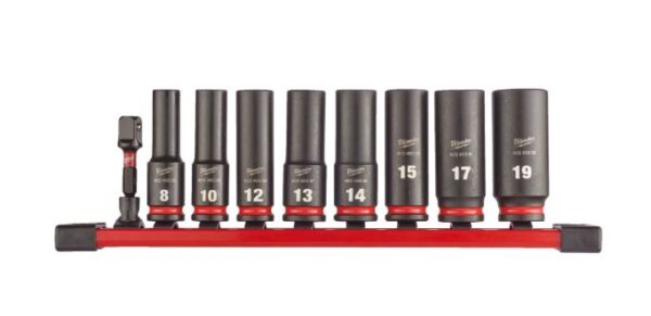Milwaukee Kraftpipesett 3/8" Djup 9P