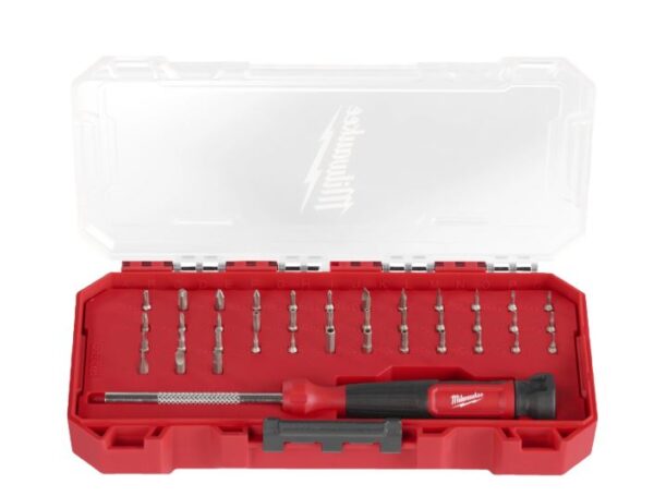 Milwaukee Bitsskrutrekkersett Presisjon 27-I-1