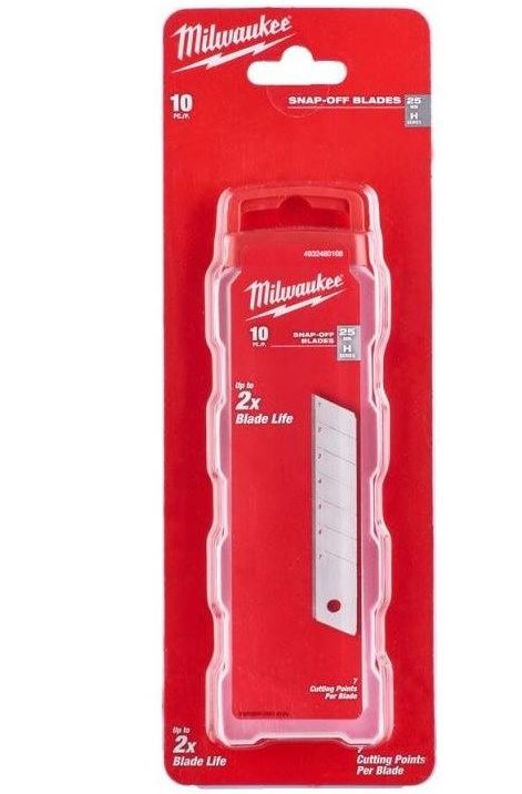 Milwaukee Knivblad brekk-av 25mm 10P