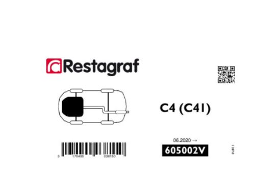RG 605002V Festesett for motorskjerm C4 (C41) 06.2020
