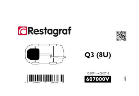 RG 607000V Festesett for motorskjerm Q3(8U)10.2011-09.2018