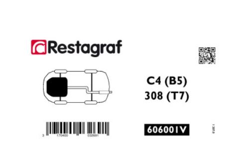 RG 606001V Festesett for motorskjerm