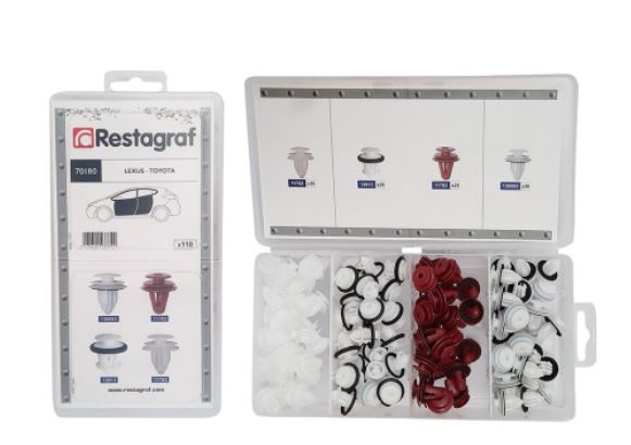 RG 70180 Sortimentsboks med panelklips Lexus/Toyota