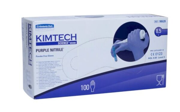 Hanske Kimtech  Nitrile lilla Safeskin100pk