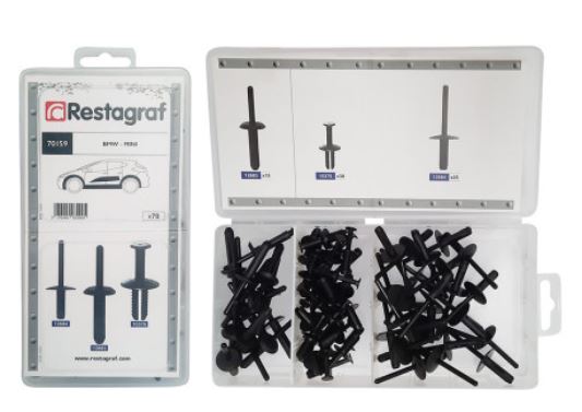 RG 70159 Sortimentsboks plastnagler BMW/Mini