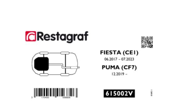 RG 615002V festesett for motorskjerm