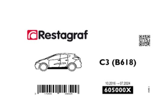 RG 605000X Festesett for understellslister