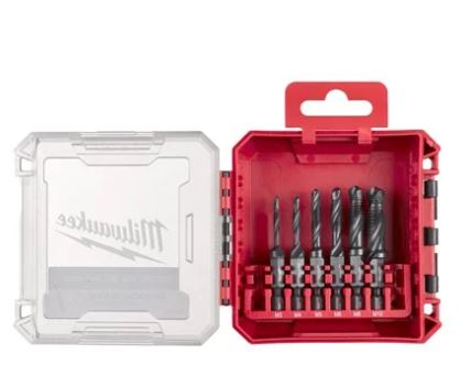 Milwaukee Gjengetappborsett HSSG 1/4" 6P