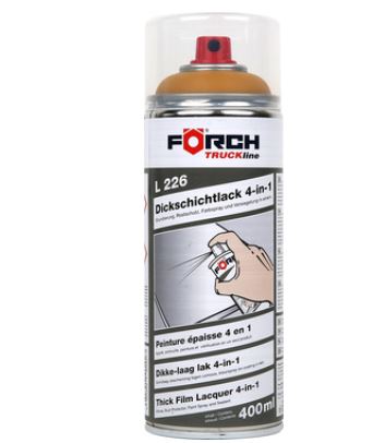 Forch Trykklagslakk 4 in 1 Caterpillar Gul L226 TL 400ml