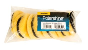 Mirka Pad Polerpute Lamull Pro 80mm  Grip GUL (10stk pr pk)
