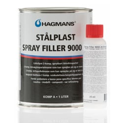 Hagmans Stålplast Spray Filler 9000 2K 1L