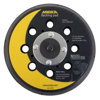 Mirka Bakplate 125mm 5/16"Grip 28H 130G Medium